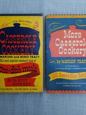 Casserole Cookery And More Casserole Cookery Vintage 1951